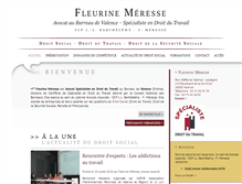 Tablet Screenshot of meresse-avocat.com